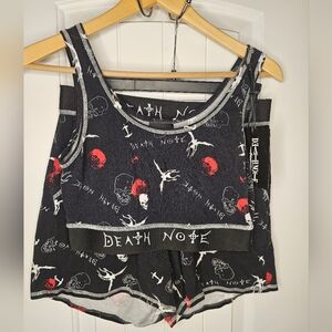 Death Note Ryuk Lounge Girls Crop Tank Top
